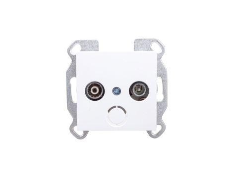 Lumina Gniazdo antenowe RTV standard białe WL3010