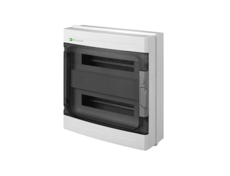 Rozdzielnica hermetyczna EP-LUX RN 2x18 1000V AC 1500V DC PE+N dymny IP65 1962-01