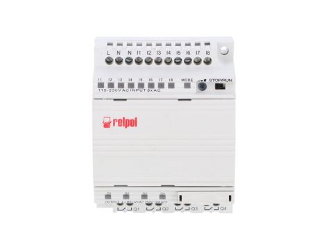 Przekaźnik programowalny 230V AC 8we, 4wy bez wyświetlacza i klawiatury NEED-230AC-11-08-4R 857737