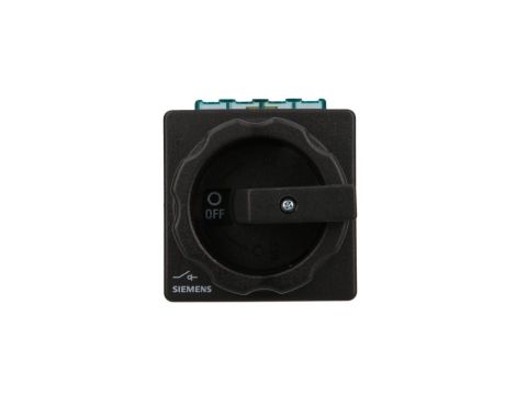 Rozłącznik główny 3P 16A 7.5kW AC23A 400V montaż tablicowy pokrętło czarne 4 otwory 3LD2003-0TK51