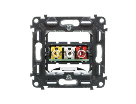 VALENA LIFE Gniazdo 3xRCA 753075