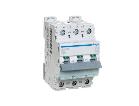 Wyłącznik nadprądowy 3P C 20A 10kA AC NCN320