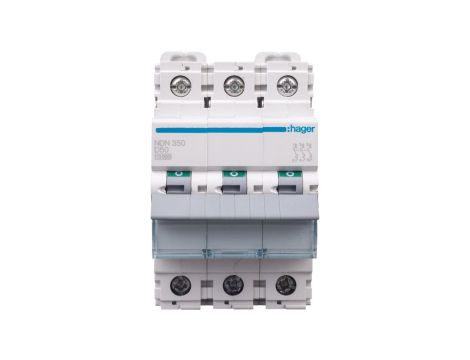 Wyłącznik nadprądowy 3P D 50A 10kA AC NDN350