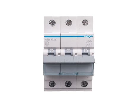 Wyłącznik nadprądowy 3P B 32A 6kA AC MBN332E