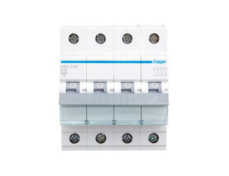 Wyłącznik nadprądowy 4P B 16A 6kA AC MBN416E