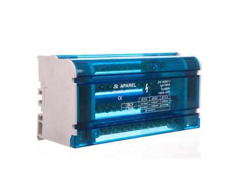 Blok rozdzielczy 4-torowy 1x11,5mm2+3x8,5mm2+8x7mm2 160A EBR2 4-12/160 R33RA-02020300501