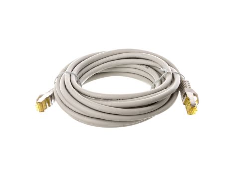 Kabel krosowy patchcord S/FTP (PiMF) kat.6A LSZH szary 5m 91621
