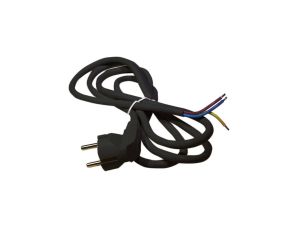 Przewód przyłączeniowy H05VV-F 3x1,5 3m czarny S18323