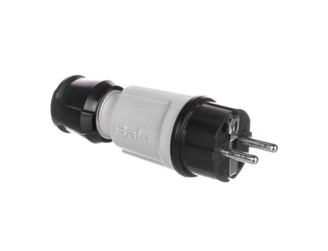 Wtyczka przenośna Uni-Schuko 16A 230V IP44 szara Multi-Grip 7371