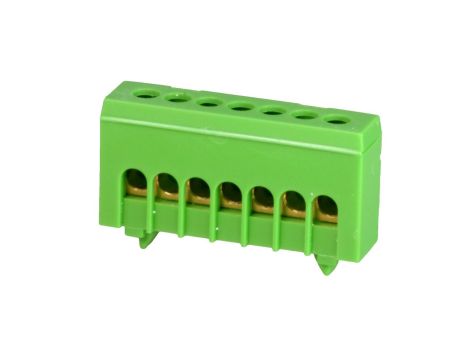 PE7H kolor zielony 7x16mm2 Listwa zaciskowa uziemiająca IP20 MAD1007G15 /10 szt./