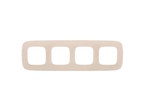 VALENA ALLURE Ramka poczwórna kremowa 754314