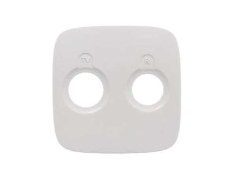VALENA ALLURE Plakietka gniazda antenowego zakończeniowego tv - rd biały 754785
