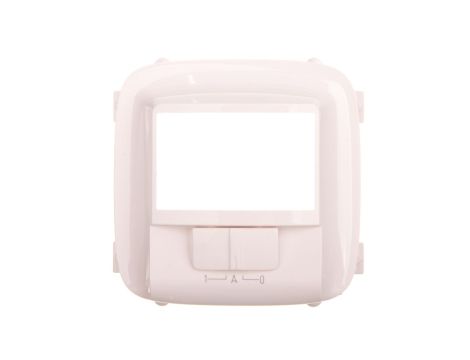 VALENA ALLURE Plakietka łącznika automatycznego bez zacisku n z przełącznikiem on/off biały 752180
