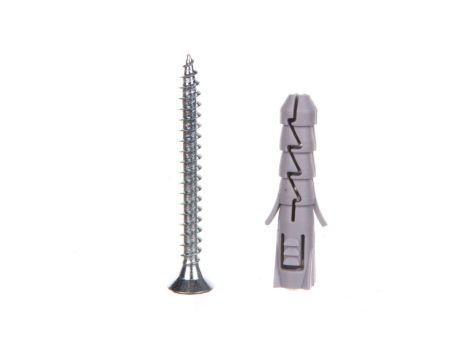 Kołek rozporowy Rawlplug FIX-08+550 8 x 40 mm z wkrętem 5,0 x 50 mm (200 szt.) – do mocowania lekkich instalacji