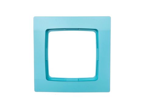 KARO Ramka pojedyncza satynowy turkus R-1S/59