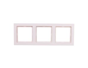 Berker Q.3 Ramka potrójna biały, aksamit 10136099