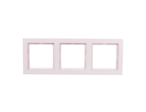 Berker Q.3 Ramka potrójna biały, aksamit 10136099