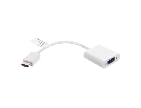 Adapter HDMI - VGA jack 3,5mm stereo 0,1m 51758