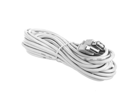 Przedłużacz USB 2.0 High Speed 5m szary 68717