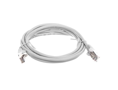 Kabel krosowy patchcord SF/UTP kat.5e CCA szary 2m 50145