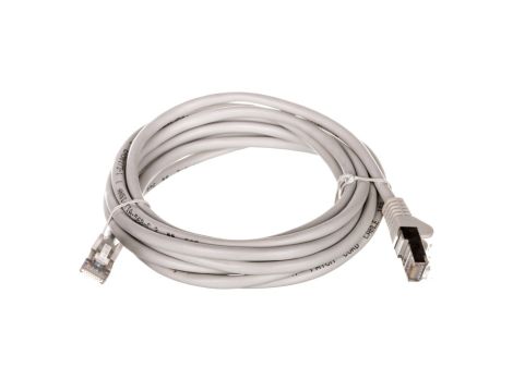 Kabel krosowy patchcord SF/UTP kat.5e CCA szary 3m 50146