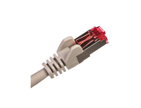 Kabel krosowy patchcord S/FTP (PiMF) kat.6 LSZH szary 5m 50889