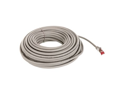 Kabel krosowy patchcord S/FTP (PiMF) kat.6 LSZH szary 20m 50893