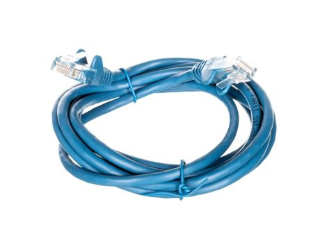 Kabel krosowy patchcord U/UTP kat.5e CCA niebieski 2m 68355