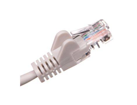 Kabel krosowy patchcord U/UTP kat.5e CCA szary 2m 68357