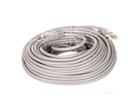 Kabel krosowy patchcord U/UTP kat.5e CCA szary 20m 68362