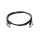 Kabel krosowy patchcord U/UTP kat.5e CCA czarny 1m 68644