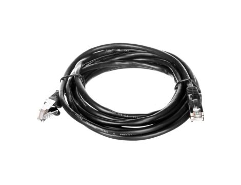 Kabel krosowy patchcord F/UTP kat.5e CCAczarny 3m 68660