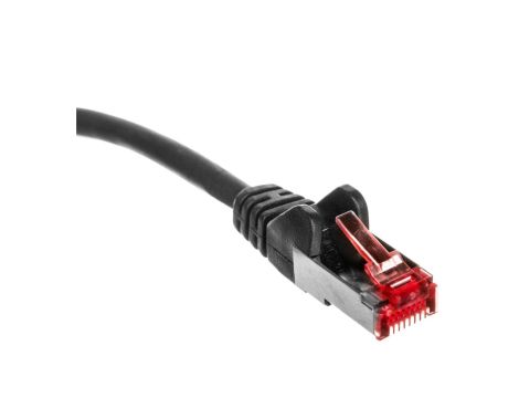 Kabel krosowy patchcord S/FTP (PiMF) kat.6 LSZH czarny 2m 68696