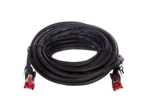 Kabel krosowy patchcord S/FTP (PiMF) kat.6 LSZH czarny 5m 68700