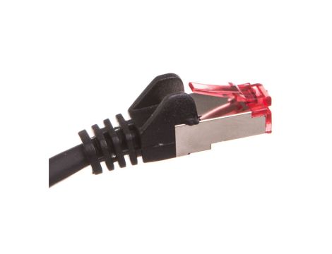 Kabel krosowy patchcord S/FTP (PiMF) kat.6 LSZH czarny 50m 68701