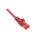 Kabel krosowy patchcord U/UTP kat.6 CCA czerwony 0,25m 95254