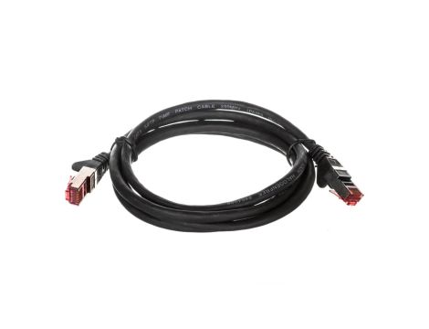 Kabel krosowy patchcord S/FTP (PiMF) kat.6LSZH czarny 1,5m 95584