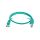 Kabel krosowy patchcord U/UTP kat.5e CCA zielony 0,5m 68338