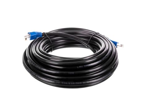 Kabel krosowy outdoor patchcord U/UTP kat.6 CCA czarny 10m 94389