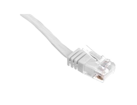 Kabel krosowy płaski patchcord U/UTP kat.5e biały 3m 93360