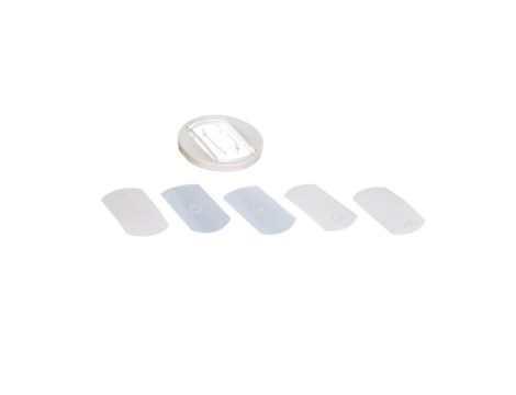 CELIANE Klawisz pojedynczy z etykietą biały 068014