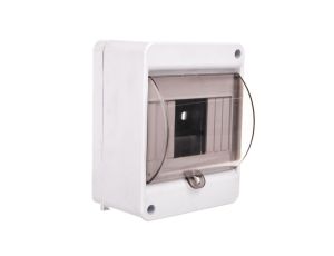 Rozdzielnica modułowa 1x5 natynkowa IP20 z klapką dymną i zaciskami S-5+SZYBKA+N+PE 8005833 ENE-00350