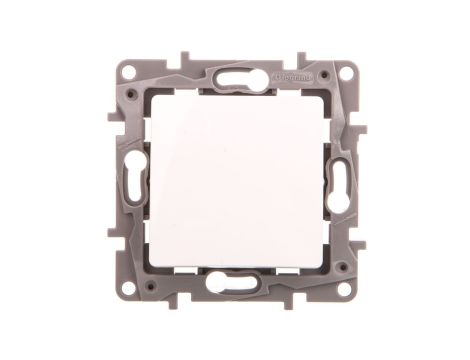 NILOE Przycisk pojedynczy podświetlany 6 A biały764522