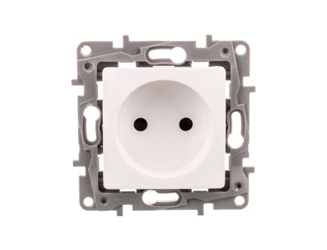 NILOE Gniazdo pojedyncze 2P 16 A 250 V z przesłonami białe 764538