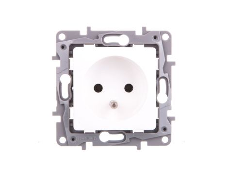 NILOE Gniazdo pojedyncze z/u 16 A 250 V białe 764540