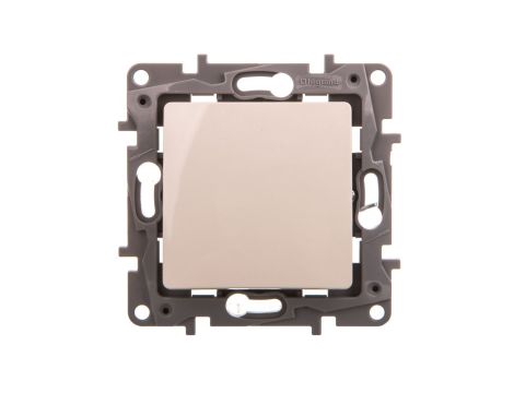 NILOE Przycisk pojedynczy podświetlany 6 A kremowy 764622