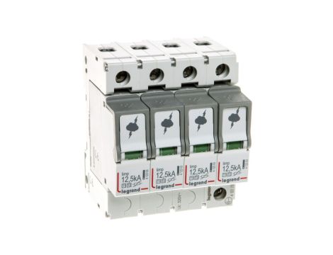 Ogranicznik przepięć Typ T1+T2 4P 12,5kA 1,5kV ON 300 TT, TN (TNC, TNS) 412273