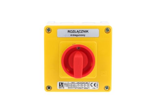 Łącznik krzywkowy 0-1 4P 16A SK16-2.8210OB11ZC