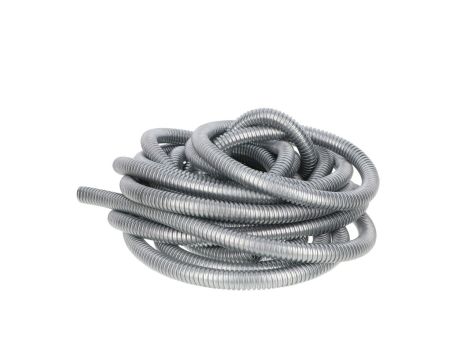 Rura ochronna stalowa pokryta PCV WOT 7 czarna E03DK-10030202101 /10m/