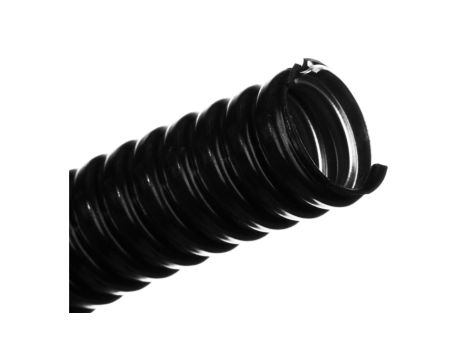Rura ochronna stalowa pokryta PCV WOT 11 czarna E03DK-10030202301 /10m/